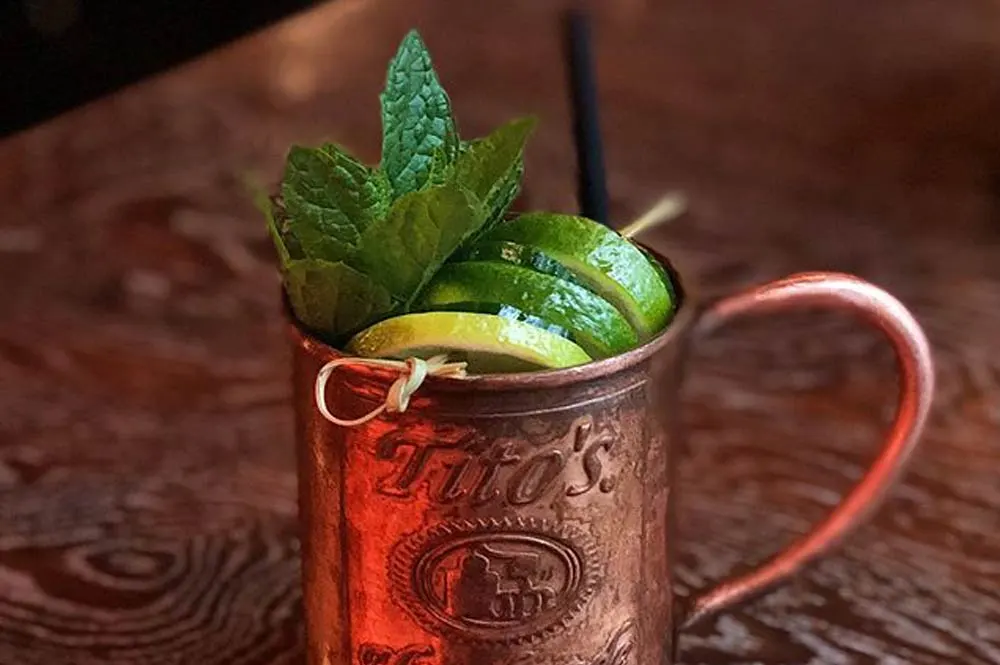Cocktail at the bar